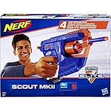 NERF N-Strike Elite Scout MKII, Spielzeugblaster mit integrierter...