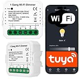 Tuya WLAN Unterputz Dimmer, Smart Home Lichtsteuerung für LED, Halogen &...