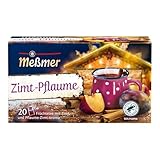 Meßmer Zimt Pflaume | Früchtetee mit Pflaumenaroma| 20 Teebeutel | Vegan |...