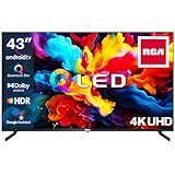 RCA 43 Zoll QLED Fernseher 4K UHD Smart TV HDR HLG Android TV Triple Tuner WiFi...