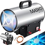MASKO® Gasheizgebläse Gasheizer Heizkanone Gasheizstrahler 10 KW Bauheizer Gas...