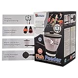 Futterautomat Koi Pro Fish Feeder - inkl. 1kg Koifutter Sui JIN Ginger Grow -...