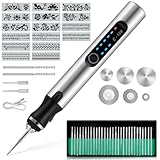 Elektrische Gravierstift, Multifunktionaler Gravierwerkzeugsatz, D10 Tragbare...