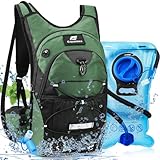 Expansea Trinkrucksack mit Trinkblase 3L BPA-Frei, Wasserdichter...