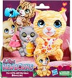 Hasbro furReal Newborns Kätzchen, Animatronik Plüschspielzeug mit...