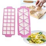 OHYER 2 Stück Ravioliformen Ravioli Ausstechformen Ravioliformer Set für Die...