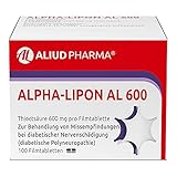 ALIUD PHARMA Alpha-Lipon AL 600, 100 Filmtabletten: Mit Alpha-Liponsäure, bei...