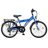 20 Zoll Kinderfahrrad 6-Gang mit Alufelgen und Beleuchtung EU-Produkt Farbe...