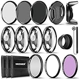 NEEWER 58mm ND Filter Set ND/CPL(Polfilter)/UV/FLD/Nahfilter Objektivzubehör...