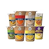 Protein Instant Suppe Street Soup Probierpaket | 8x50g, je 300 ml Suppe | Low...