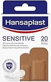 Hansaplast Sensitive Hautton Pflaster medium (20 Strips), hautfreundliche und...