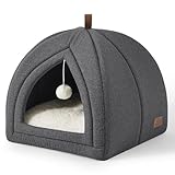 BEDSURE Katzenbett große Katzen Katzenhöhle- 40x40x40 cm Katzenhaus Indoor mit...