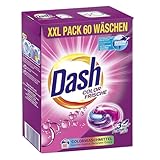 Dash Color Frische 3-in-1 Caps Sparpack | 60 Waschladungen | Für bunte & dunkle...