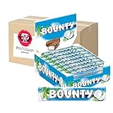 Bounty Vollmilch Thekendisplay mit 24 einzeln verpackten Doppel-Riegeln aus...