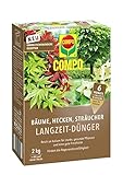COMPO Bäume, Hecken, Sträucher Langzeit-Dünger, Umweltschonendere Rezeptur, 6...