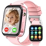 clleylise Smartwatch Kinder, Kinder Smartwatch mit GPS, Telefon, Videoanruf,...