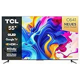 TCL C641 QLED 4K UHD Fernseher 55 Zoll (138cm), 120 Hz Gaming, HDR10+, Dolby...