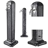 KADAX Wassersäule aus Kunststoff, Gartenwasserhahnsäule, Wasserzapfsäule,...