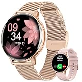 HASAKEI Smartwatch Damen mit Telefonfunktion, 1,39' HD Touchscreen Fitnessuhr,...