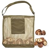 Pilz Jagdtasche, Pilz Sammeltasche mit Verstellbarem Schultergurt, Pilz Tasche...