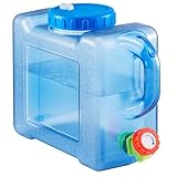 Trintion Camping Wasserkanister mit Hahn und Schraubdeckel 12L Wasserbehälter...