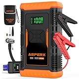 ASPERX Starthilfe Powerbank mit Kompressor,150PSI 3000A Auto Starthilfe...