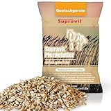 Supravit Gerste gequetscht 20kg Sack | Natürliche Gerstenflocken für Pferd und...