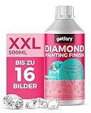 getfary Diamond Painting Finish 500ml - Transparente Diamant Painting...