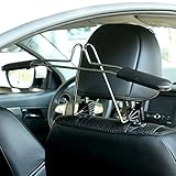 Saflyse 1pcs Auto-kleiderbügel Hochwertige Edelstahl-Teleskop Autokleiderbügel