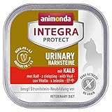 animonda INTEGRA PROTECT Katzenfutter nass Urinary Struvitstein Kalb (16 x...
