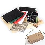 Skandika Dutch Oven Gusseisen Pflegeset | Zubehör Einbrennpaste/Pflegepaste,...