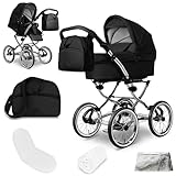 Bergsteiger Venedig Nostalgie Kombikinderwagen 2-in-1 ohne Babyschale –...