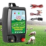 SGZIOO Weidezaungerät 12v, Elektrozaun mit Led Anzeige, 2 Joule...