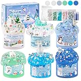 LAWOHO 6er-Pack Schnee Slime Set – Fluffy Cloud Wolkenschleim, Clear Slime &...