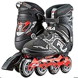 FILA SKATES 010619090 Legacy PRO 84 Inline Skate Herren Black/RED Größe 42.5