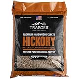 Traeger Grills Hickory 100% Naturholzpellets für Smoker und Pelletgrills, BBQ,...