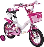 Actionbikes Kinderfahrrad Daisy 12 Zoll - Kinder Fahrrad für Mädchen - Ab 2-5...