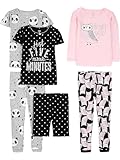 Simple Joys by Carter's Mädchen 6-Piece Snug Fit Cotton Pajama Set Pyjamaset,...