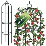 KRUMAD Obelisk Rankhilfe Metall 190x40x40 cm, Stabil Rankhilfen für...