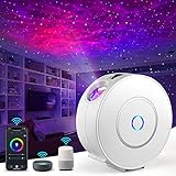 Nigecue LED Smart Sternenhimmel Projektor, WLAN Sternenprojektor 3D Galaxy mit...