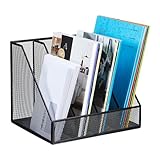 Relaxdays Stehsammler, A4, 4 Fächer, Mesh-Design, HBT: 26 x 31 x 26 cm, Büro &...