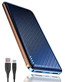 Power Bank, Ultra Slim Leicht 10000mAh Powerbank Klein Aber Stark, Powerbank USB...