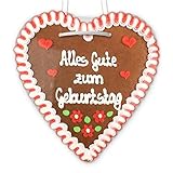 Lebkuchenherz, 21cm - Alles Gute zum Geburtstag