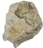 Wasserkaskaden Quellschale Fulda Quelle gross mit Spritzschutz, Beige/Braun, 60...