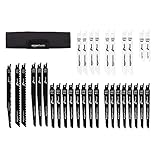 Amazon Basics Sägeblatt-Set für Säbelsägen, mit Aufbewahrungstasche, 32...