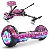 SISIGAD Hoverboard für Kinder, 6,5 Zoll Hoverboard mit Bluetooth und LED-Licht,...