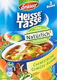 Erasco Heisse Tasse Chinesiche Gemüse-Suppe, 12er Pack (12 x 450 ml Beutel)