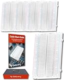 AZDelivery Mini Breadboard 400 Pin mit 4 Stromschienen kompatibel mit Arduino...