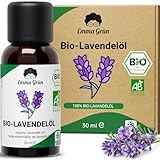 Emma Grün® Bio Lavendelöl Ätherisches Öl [100% Naturrein] - Zertifiziertes...