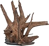 sera Scaper Wood M 18 - 20 cm - Kompaktes Wurzelholz auf Schieferplatte in zwei...
